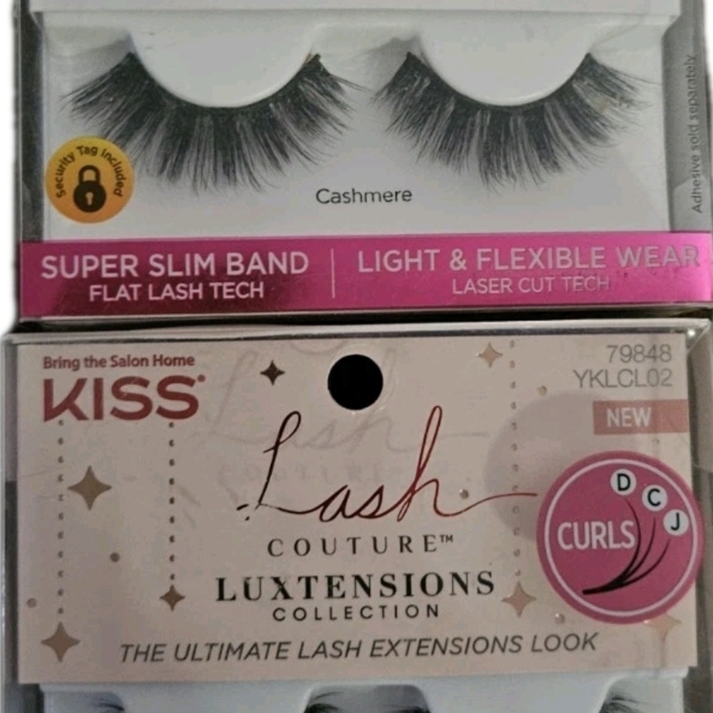 2 Packs Of Kiss Lash Couture Luxtensions Black